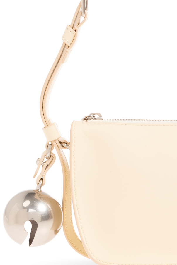 ショルダーバッグ・ポシェット BURBERRY CREAM LEATHER SHIELD MINI SHOULDER BAG Burberry Mini Shield Leather Sling Bag 8075852 5045704677221